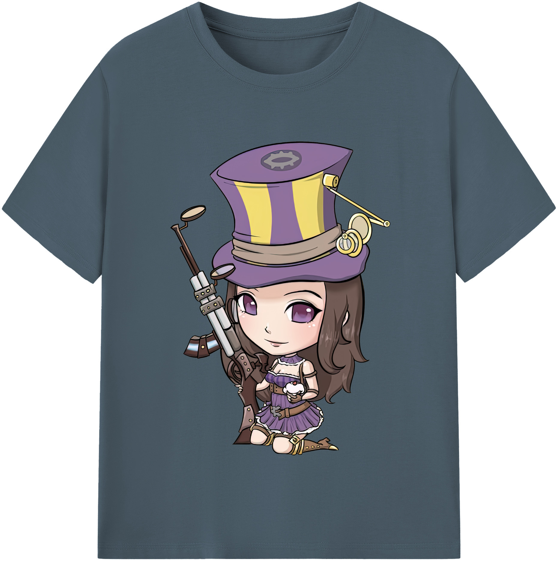 （画像用） リーグ・オブ・レジェンド League of Legends LOL 綿100％半袖Tシャツ（フロントプリント）